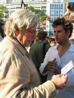 Christoph Schlingensief und Bazon Brock, "Church of Fear"