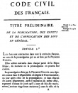 Code Civil, 1804
