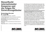 Steuerflucht internationaler Konzerne und die Folgen für Entwicklungsländer